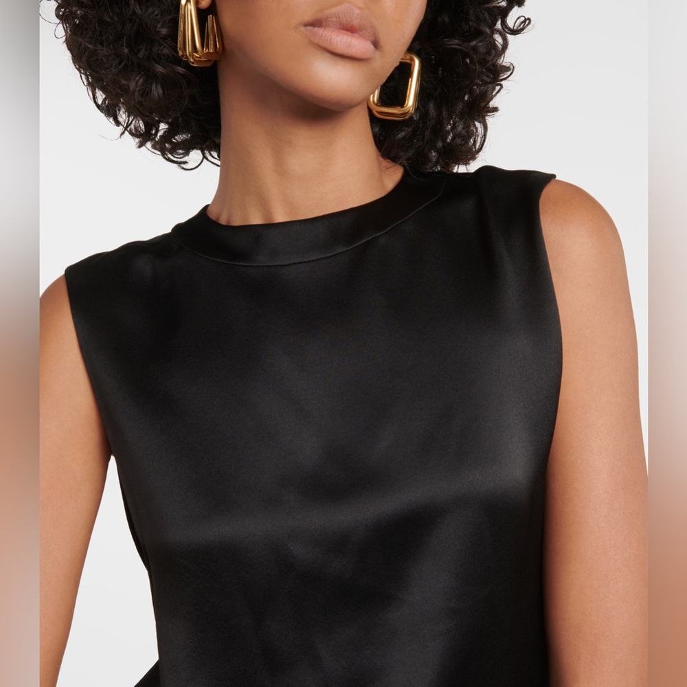 Saint Laurent Black Sleeveless Tank Top